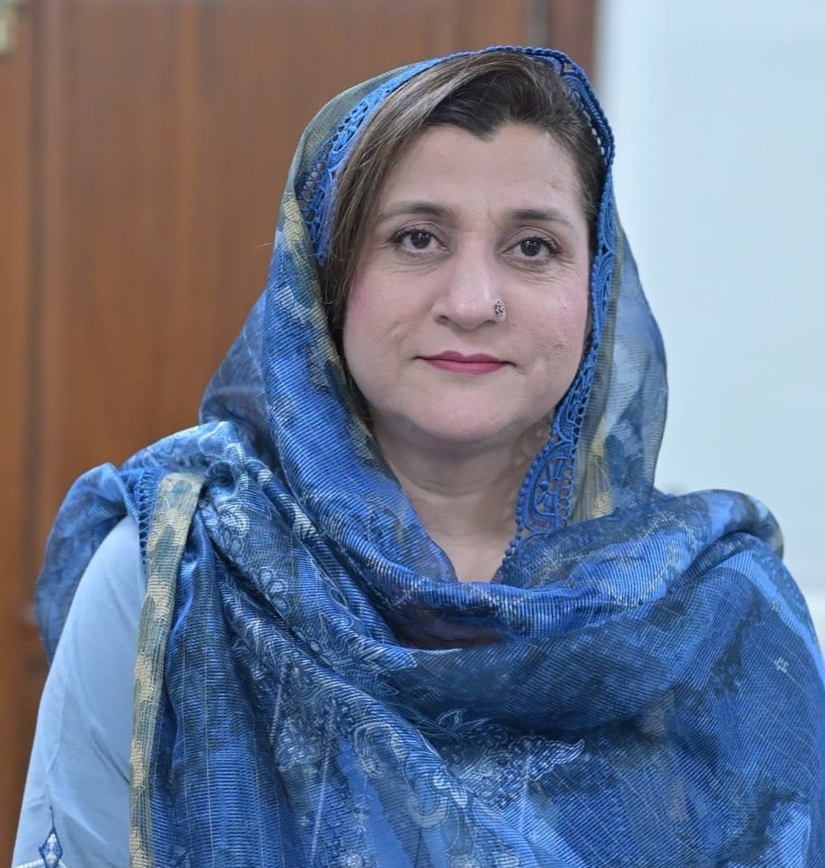 Portrait of Mrs. Zahida Azhar, Additional Secretary (Universities)