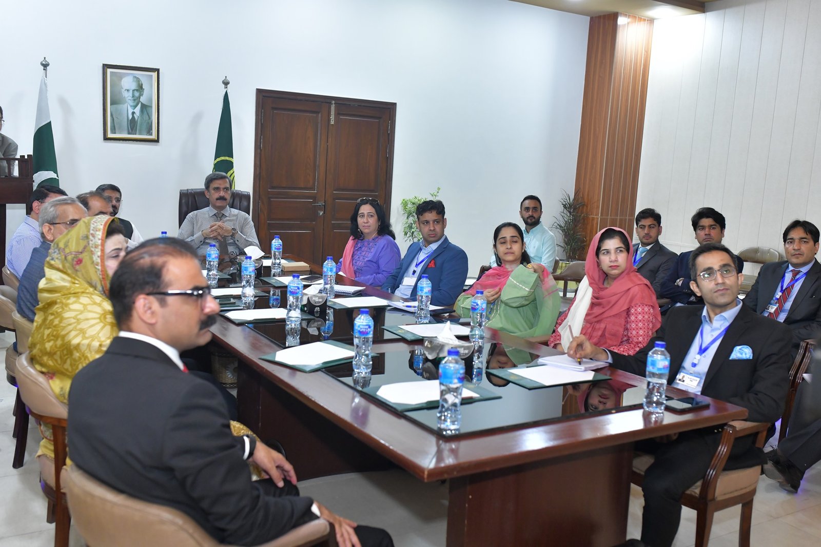 Meeting on college leadership development
